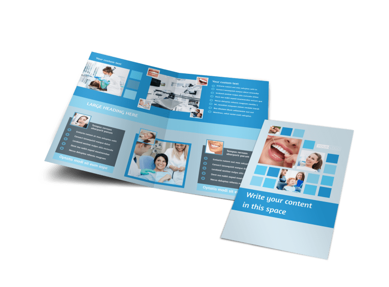 Dental Care Brochure Template Preview 1