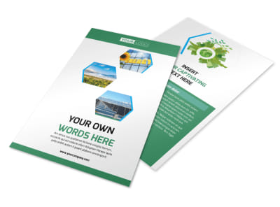 Green Energy Technology Flyer Template 3 preview
