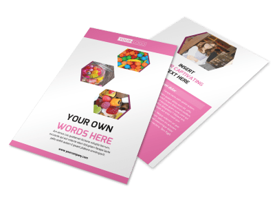 Candy Shop Flyer Template 3