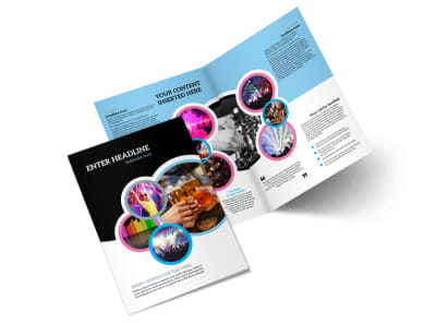 Club Party Bi-Fold Brochure Template 2 preview