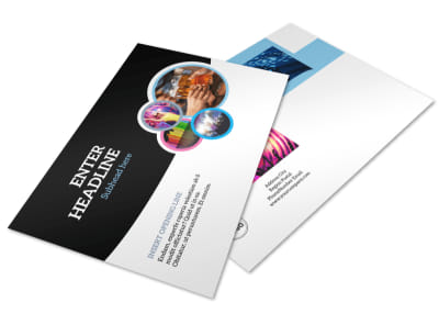Club Party Postcard Template preview