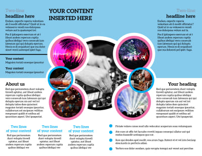 Club Party Brochure Template Preview 2