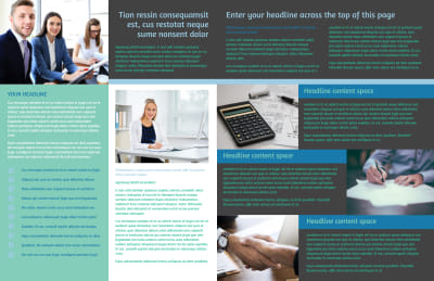 Bookkeeping Brochure Template Preview 2