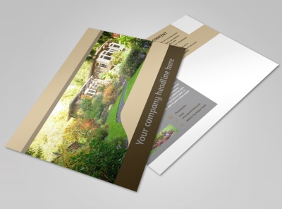 Landscape Design Postcard Template preview