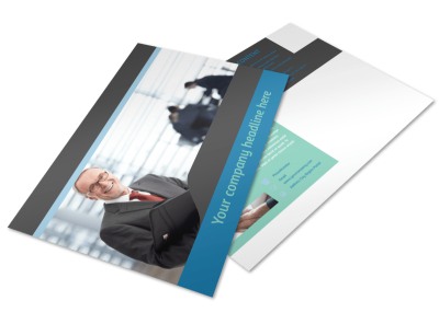 Bookkeeping Postcard Template preview