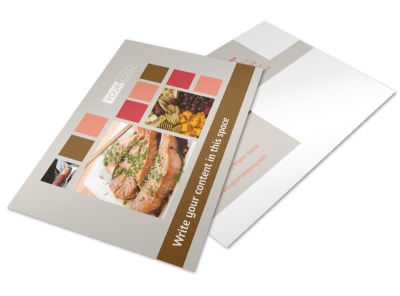 Corporate Event Planner & Caterer Postcard Template 2 preview