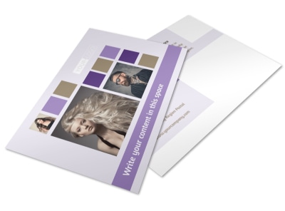 Creative Hair Salon Postcard Template 2 preview