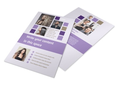 Creative Hair Salon Flyer Template 3 preview