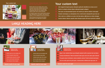 Catering & Event Planning Brochure Template Preview 2