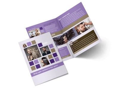 Creative Hair Salon Bi-Fold Brochure Template 2 preview