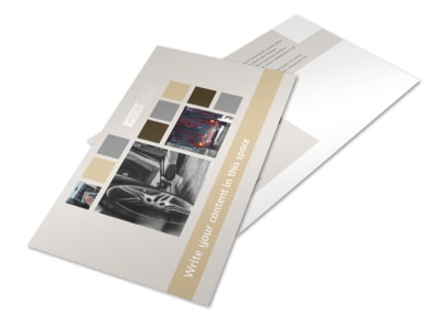 Clean Car Wash Postcard Template preview