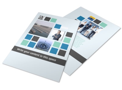 Water Disposal Flyer Template preview
