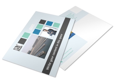 Water Disposal Postcard Template preview