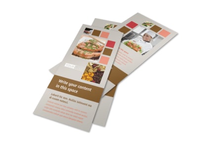 Corporate Event Planner & Caterer Rack Card Template 2 preview