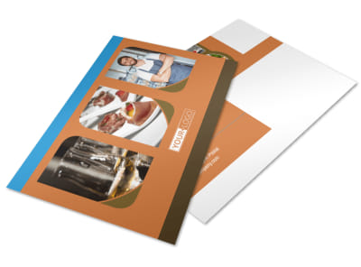 Catering Service Postcard Template 2 preview