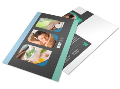 Massage Therapy Spa Postcard Template preview