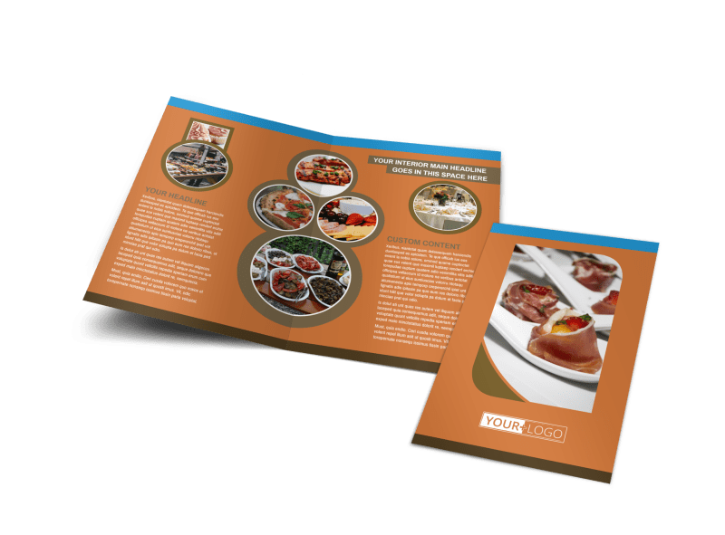 Catering Service Brochure Template Preview 1