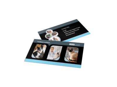 Veterinary Clinic Business Card Template
