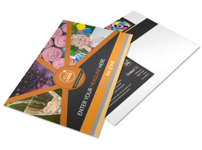 Party Event Services Postcard Template preview