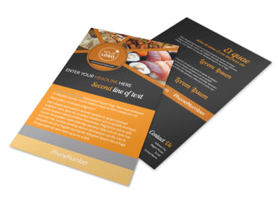 Asian Fusion Restaurant Flyer Template 3 preview