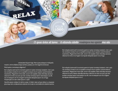Psychology & Mental Health Center Brochure Template Preview 2