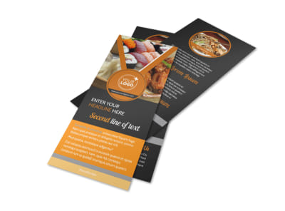 Asian Fusion Restaurant Flyer Template 2 preview