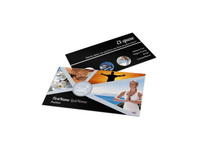 Psychology & Mental Health Center Business Card Template