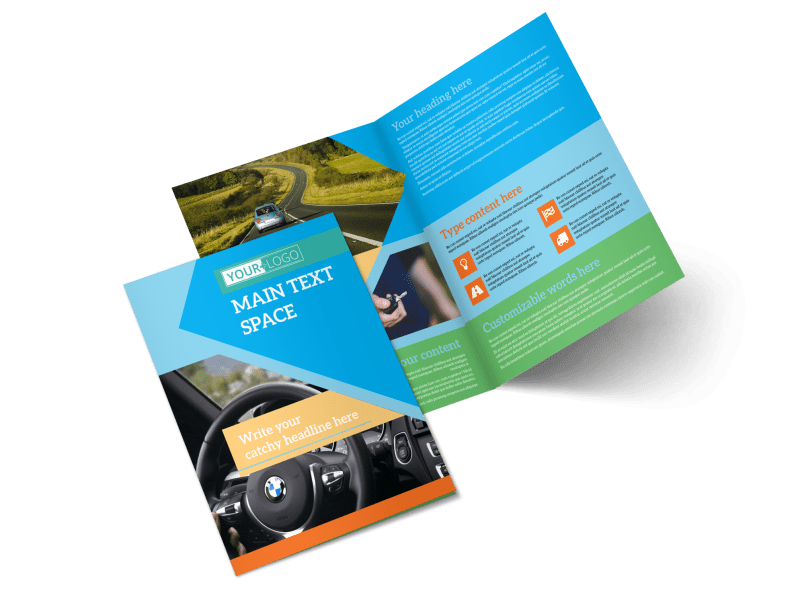 Driving School Brochure Template Preview 1