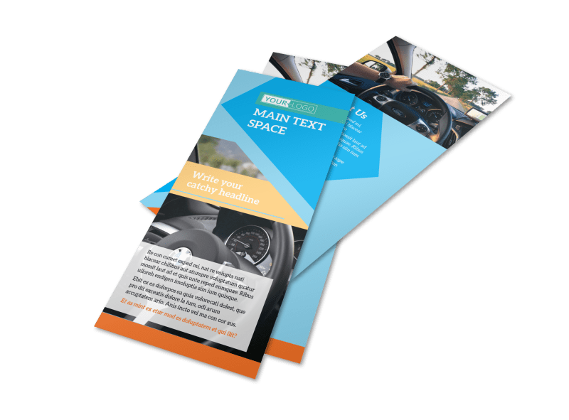 Driving School Flyer Template Preview 1