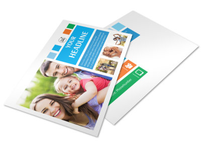 Family Photography Postcard Template 2 preview
