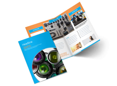 Photography Product & Service Rates Bi-Fold Brochure Template 2 preview