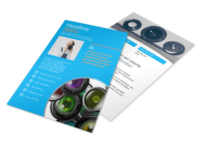 Photography Product & Service Rates Flyer Template 3 preview