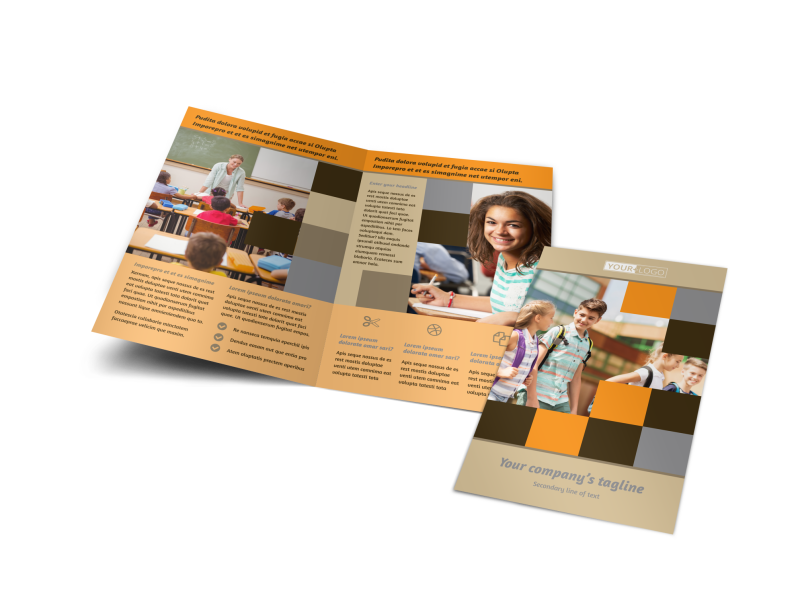 Back To School Brochure Template Preview 1