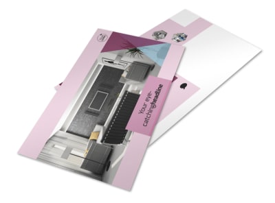 Apartment Living Postcard Template preview