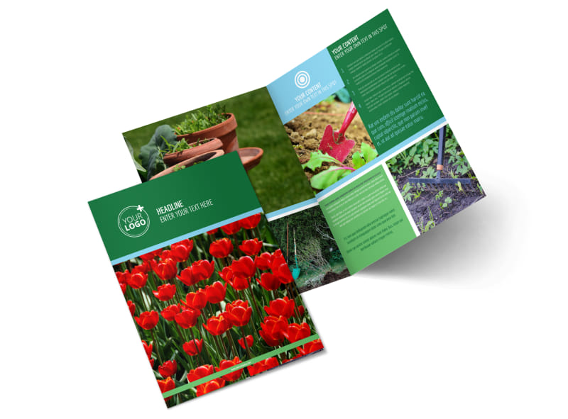 Farm & Garden Supplies Brochure Template