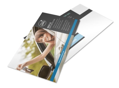 Local Driving School Postcard Template 2 preview