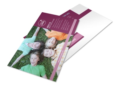 Outdoor Summer Camp Postcard Template 2 preview