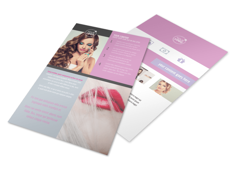 Professional Makeup Artist Flyer Template Preview 1