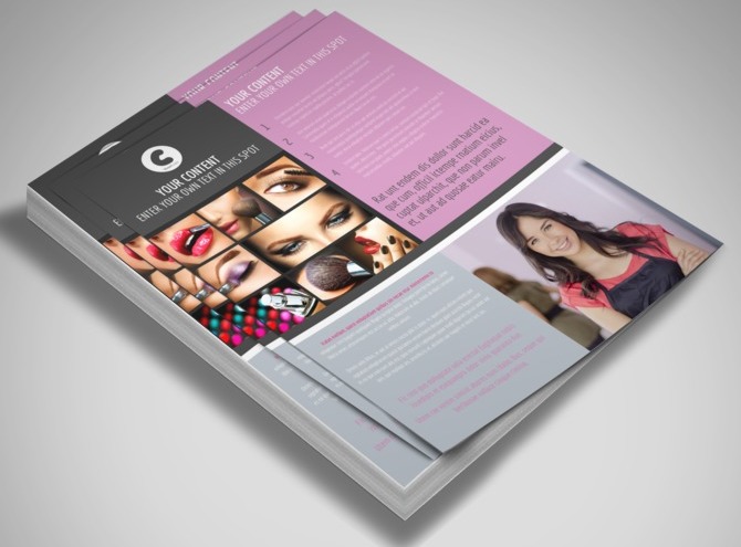 makeup artist flyers