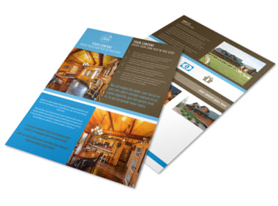 Log & Timber Frame Homes Flyer Template preview