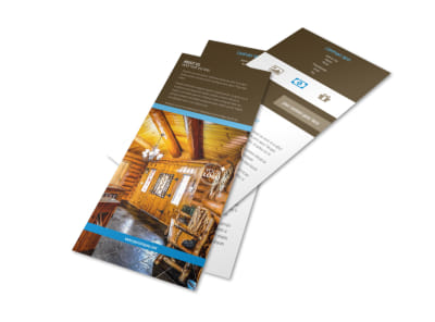 Log & Timber Frame Homes Flyer Template 2 preview