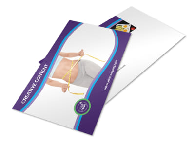 Weight Loss Clinic Postcard Template 2 preview