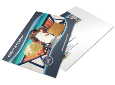 5 Star Resort Postcard Template 2 preview