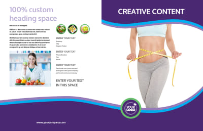 Weight Loss Clinic Brochure Template Preview 1
