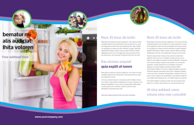 Weight Loss Clinic Brochure Template Preview 2