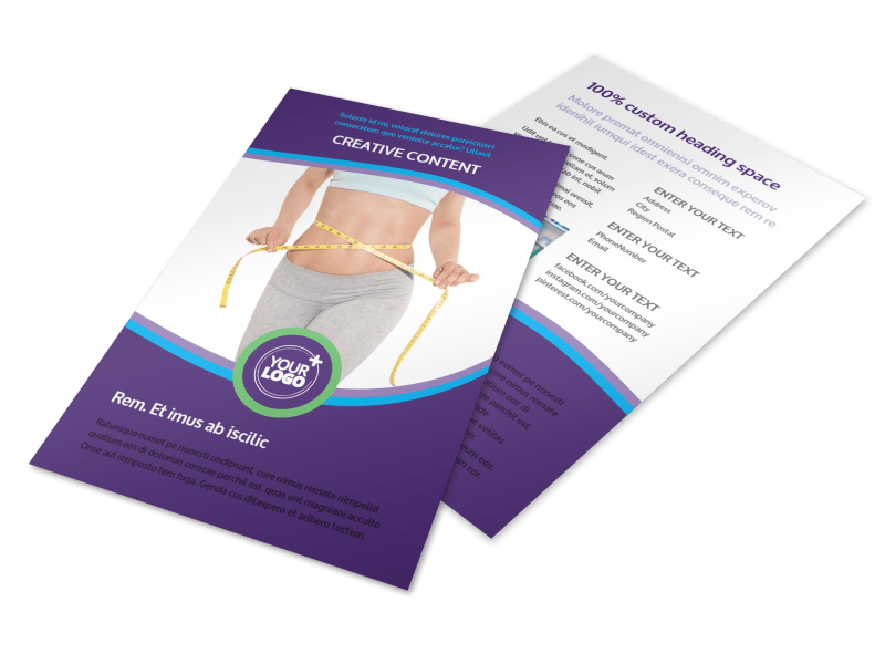 Weight Loss Clinic Flyer Template Preview 1
