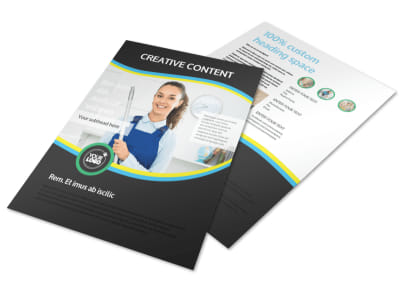 Maid Services Flyer Template preview