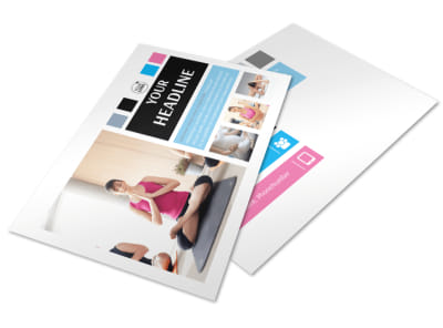 Yoga Instructor & Studio Postcard Template 2 preview