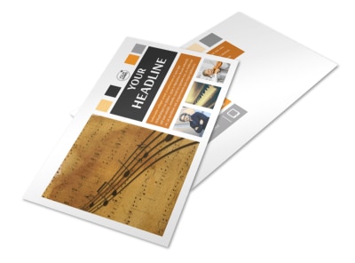 Music School Postcard Template 2 preview