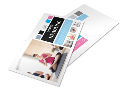 Yoga Instructor & Studio Postcard Template preview